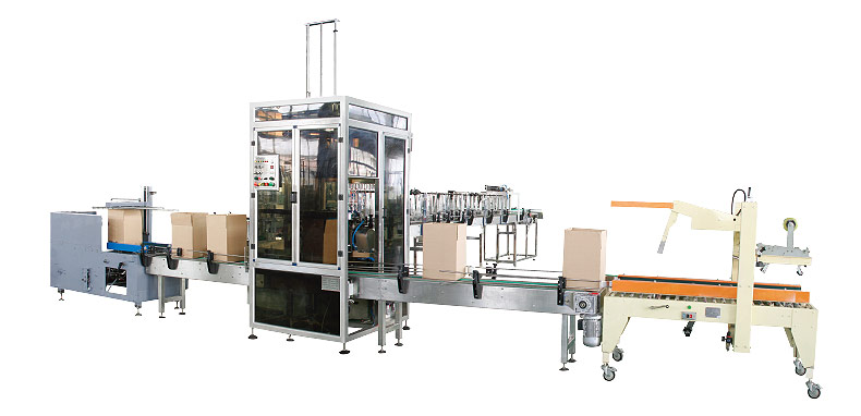 全自動開箱、裝箱、封箱機組